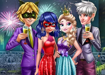 Nieuwjaarsfeest Voor Koppels schermafbeelding van het spel