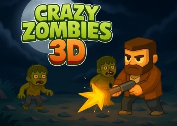CrazyZombies 3D captura de tela do jogo