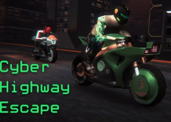 Cyber Highway Escape екранна снимка на играта
