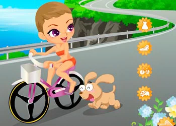 Bisiklete Binme Dışarı Giyinmek oyun ekran görüntüsü