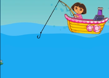 Dora A Rybaření snímek obrazovky hry