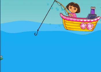 Dora Fishing pamje nga ekrani i lojës