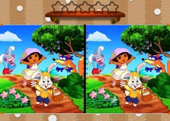 Dora Mutlu Paskalyalar Farkı Bulun oyun ekran görüntüsü