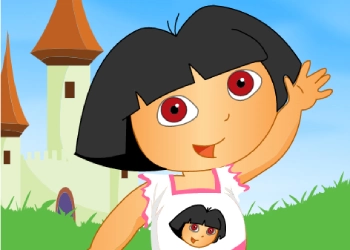 Dora Vistiendo captura de pantalla del juego