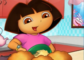 Dora Lækker Cupcake skærmbillede af spillet