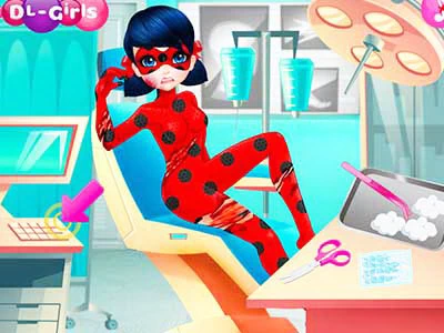 Dotted-Girl Ambulance For Superhero pamje nga ekrani i lojës
