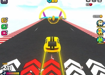 Epic Car Stunt Race Obby game screenshot