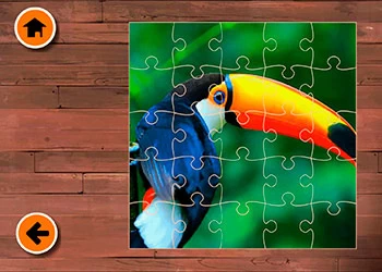 Egzotične Životinje Jigsaw snimka zaslona igre