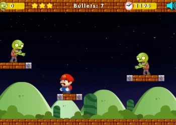 Fat Mario Vs Zombies skærmbillede af spillet