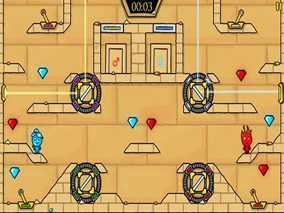 Templo Da Luz Fireboy E Watergirl captura de tela do jogo