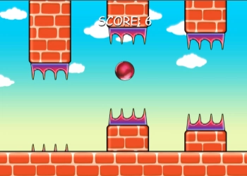 Flappy Red Ball თამაშის სკრინშოტი