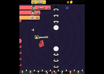 Flappy Run Online schermafbeelding van het spel