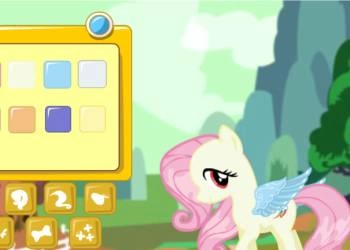 Fluttershy टट्टू ड्रेस अप खेल का स्क्रीनशॉट