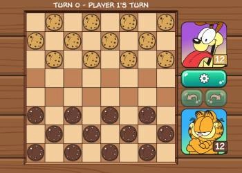 Garfield Checkers snímek obrazovky hry