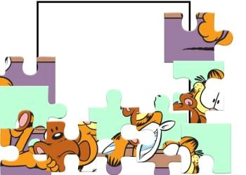 Garfield Jigsaw խաղի սքրինշոթ