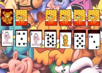 Solitaire Garfield tangkapan layar permainan