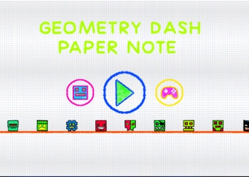 Geometry Dash Paper Napomena snimka zaslona igre