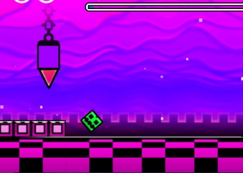 Həndəsə Neon Dash Sıfırdan Aşağı oyun ekran görüntüsü