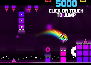 Geometria Neon Dash World 2 captura de tela do jogo