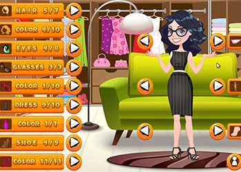 Meisje Aankleden schermafbeelding van het spel