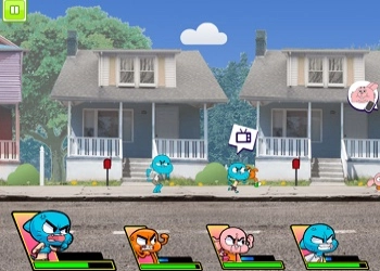 Gumball Spil: Remote Fu skærmbillede af spillet