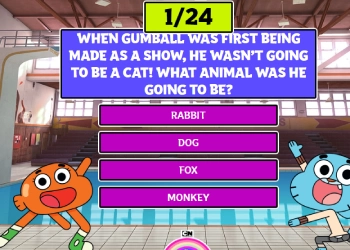 Gumball's Gigantic Trivia Викторинасы ойын скриншоты