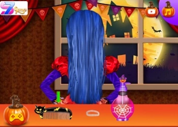 Gaya Rambut Halloween tangkapan layar permainan