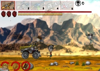 Hard Rock Zombie Truck schermafbeelding van het spel