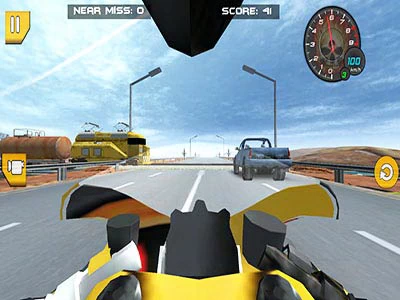Highway Rider Motorcycle Racer 3D скрыншот гульні