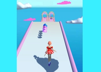 Falda Flotante En Carrera captura de pantalla del juego