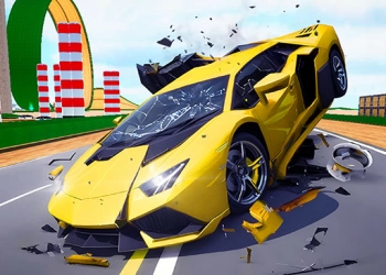 Wypadek Na Rampie Hyper Cars zrzut ekranu gry