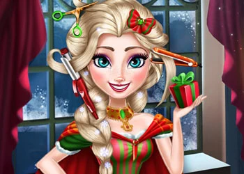 Ледяная Королева: Настоящие Рождественские Стрижки скриншот игры