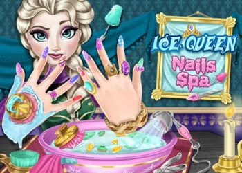 Spa De Uñas Reina De Hielo captura de pantalla del juego