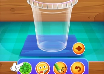 Eis-Slushy-Maker Regenbogen-Desserts Spiel Spiel-Screenshot