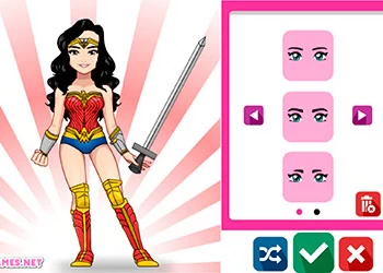 Kawaii Superhero Avatar Maker екранна снимка на играта