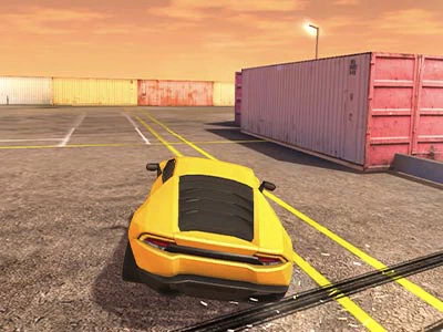 Lamborghini Driftsimulator schermafbeelding van het spel