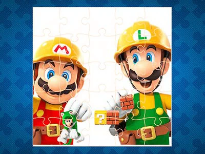 Mario Ja Ystävä -Palapeli pelin kuvakaappaus