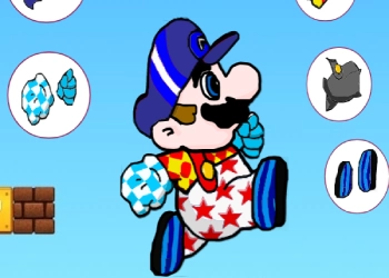 Mario Dressup snímek obrazovky hry