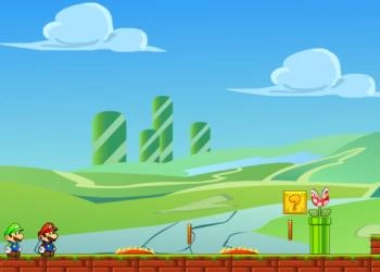 Mario Pro Dva snímek obrazovky hry