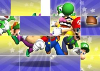 Mario: Quebra-Cabeças De Slides captura de tela do jogo