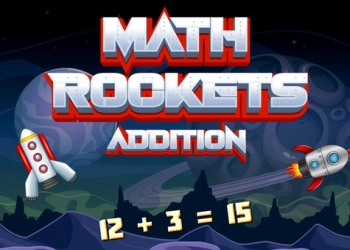 Sčítání Matematických Raket snímek obrazovky hry