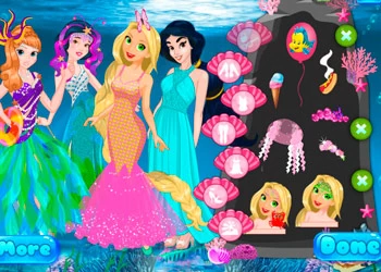 Zeemeermin Prinsessen schermafbeelding van het spel