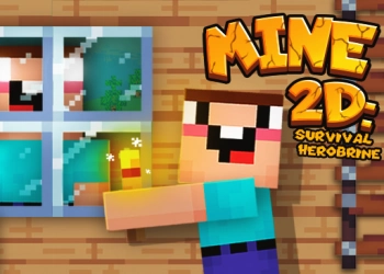 Mine 2D Survival Herobrine mängu ekraanipilt