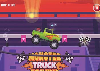 Řízení Monster Trucků snímek obrazovky hry