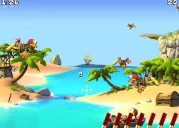 Piratas De Moorhuhn captura de pantalla del juego