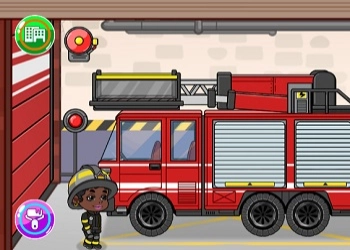 Mi Mundo De Estación De Bomberos captura de pantalla del juego