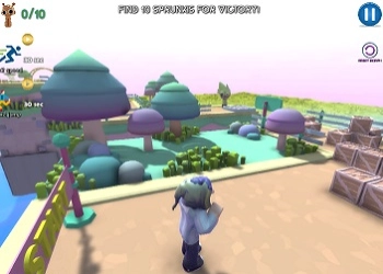 Obby 3D Sprunki Parkour screenshot del gioco