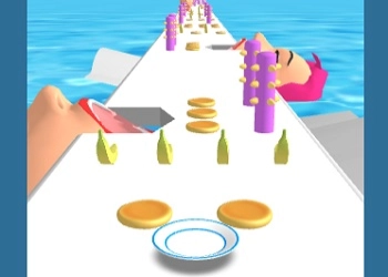 Carrera De Pancakes captura de pantalla del juego