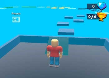 Parkour Blok Obby skærmbillede af spillet