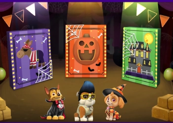 Paw Patrol : Fête De Puzzle D'halloween capture d'écran du jeu